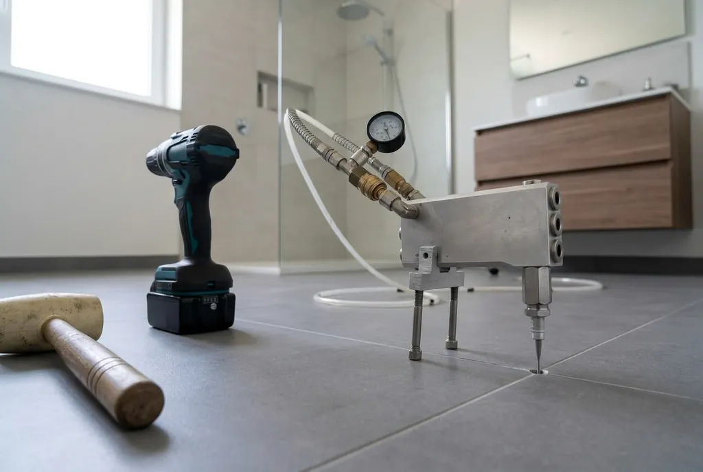 Kitbedrijf Soest – holle tegels injecteren